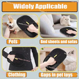 Double-Sided Pet Hair Remover Glove, Multi-Functional Pet Grooming Mitt, Easy Pet Fur Collection Cleaning Tool